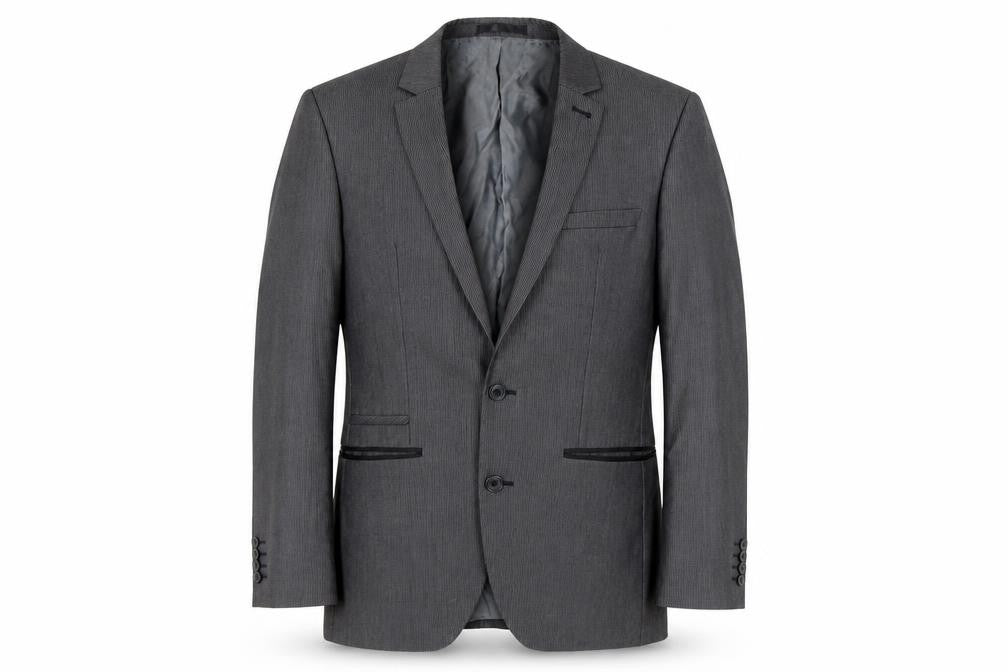 Next Men's Grey Striped Blazer 36R Regular Fit