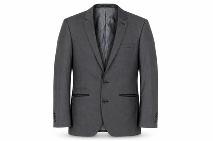 Next Men's Grey Striped Blazer 36R Regular Fit