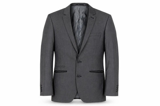 Next Men's Grey Striped Blazer 36R Regular Fit