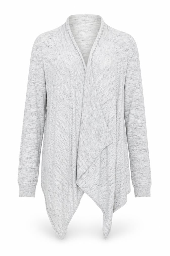Oasis Women's Grey Wrap Cardigan M Long Sleeve