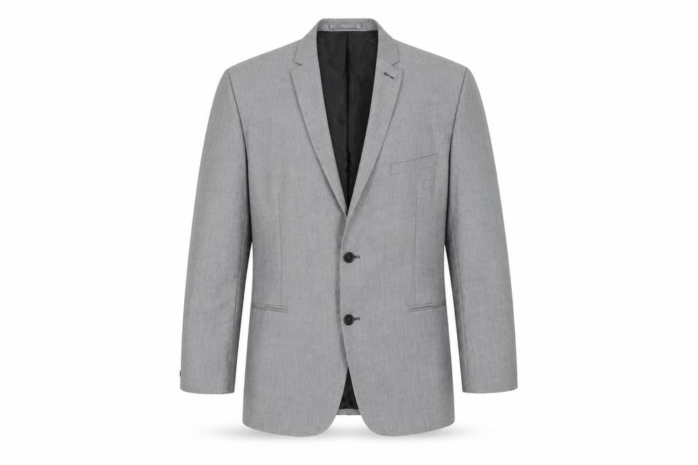 Red Herring Men's Grey Blazer, 46, Regular Fit