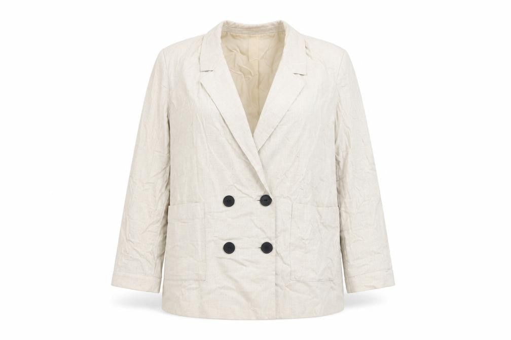Vero Moda Women's Beige Blazer Size 18 Double-Breasted