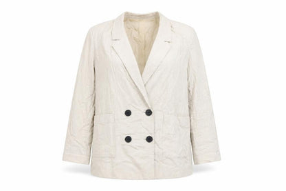 Vero Moda Women's Beige Blazer Size 18 Double-Breasted