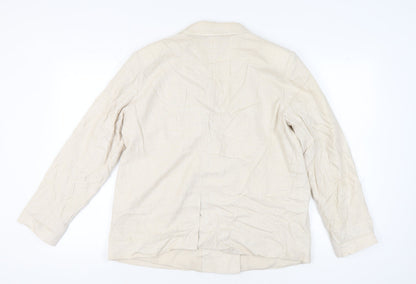 Vero Moda Women's Beige Blazer Size 18 Double-Breasted
