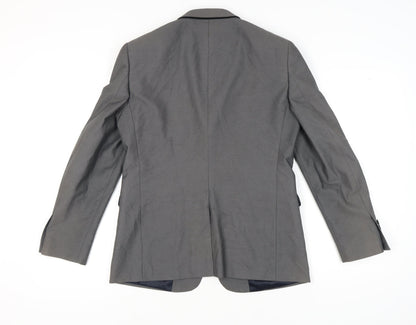 Burton Womens Grey Blazer Slim Fit Size 12