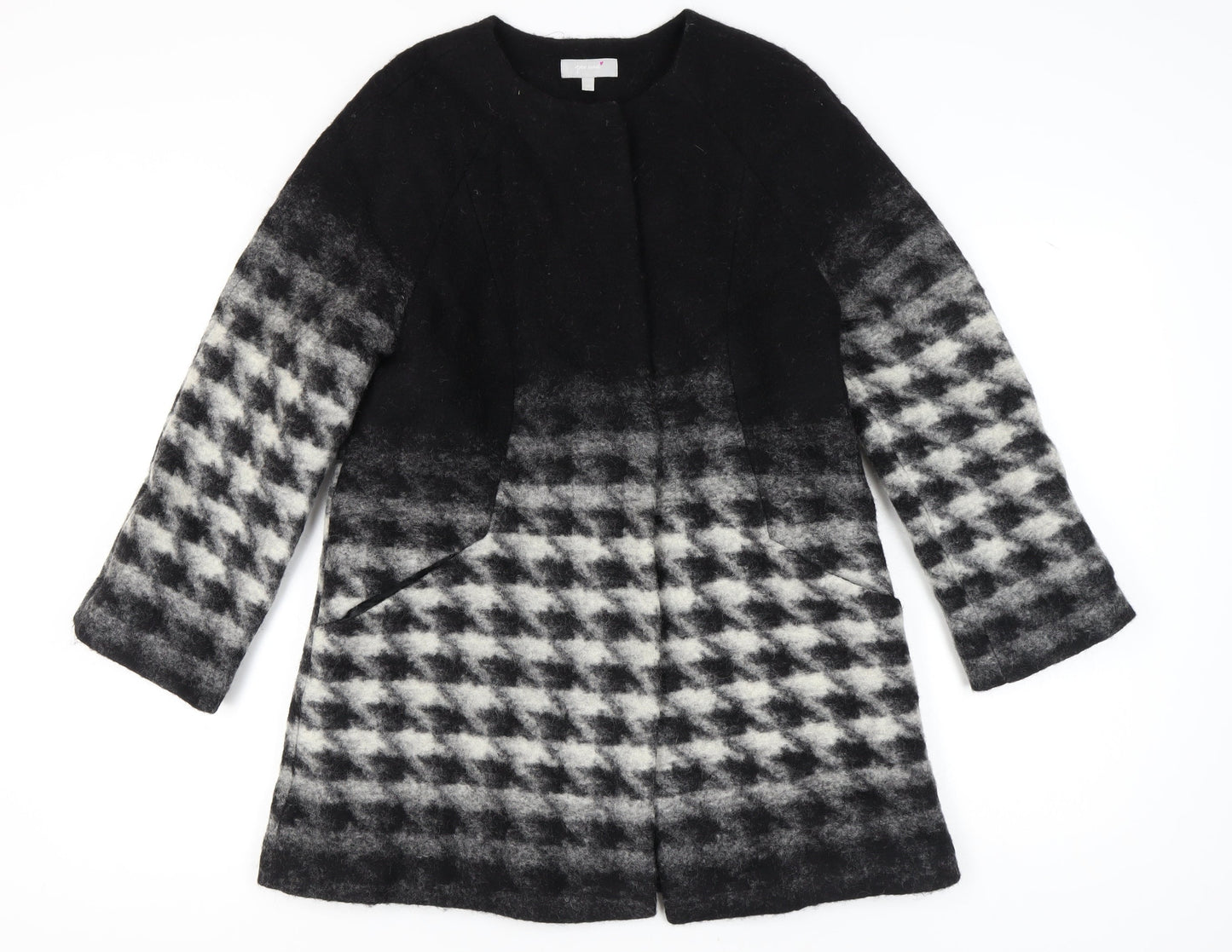 Marks & Spencer Women's Black Size 10 Mid-Length Coat