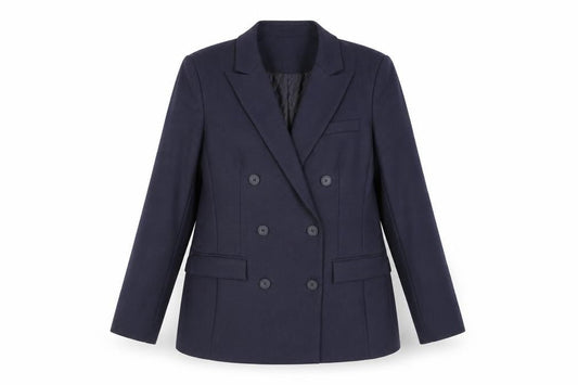 Autograph Women’s Blue Double Breasted Suit Jacket