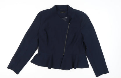 Additional front view of Collection London Women's Blue Regular Suit Jacket