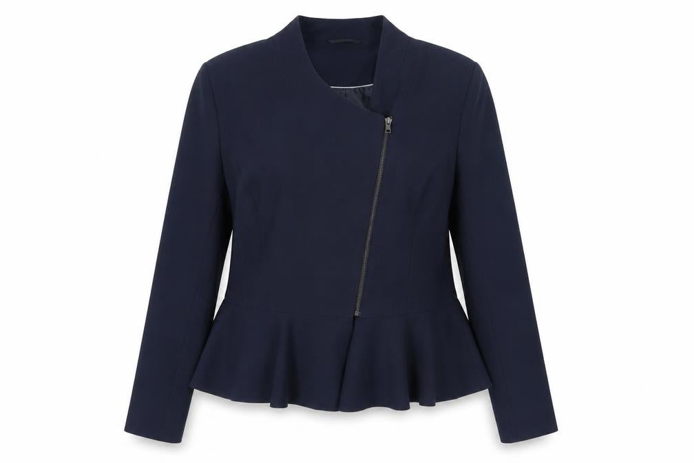 Collection London Women's Blue Regular Suit Jacket