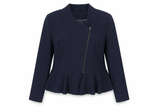 Collection London Women's Blue Regular Suit Jacket