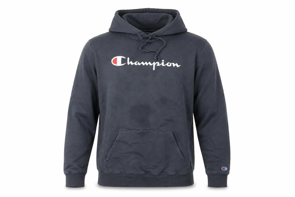 Champion Men's Grey Pullover Hoodie Size L