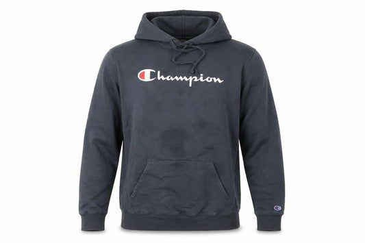 Champion Men's Grey Pullover Hoodie Size L