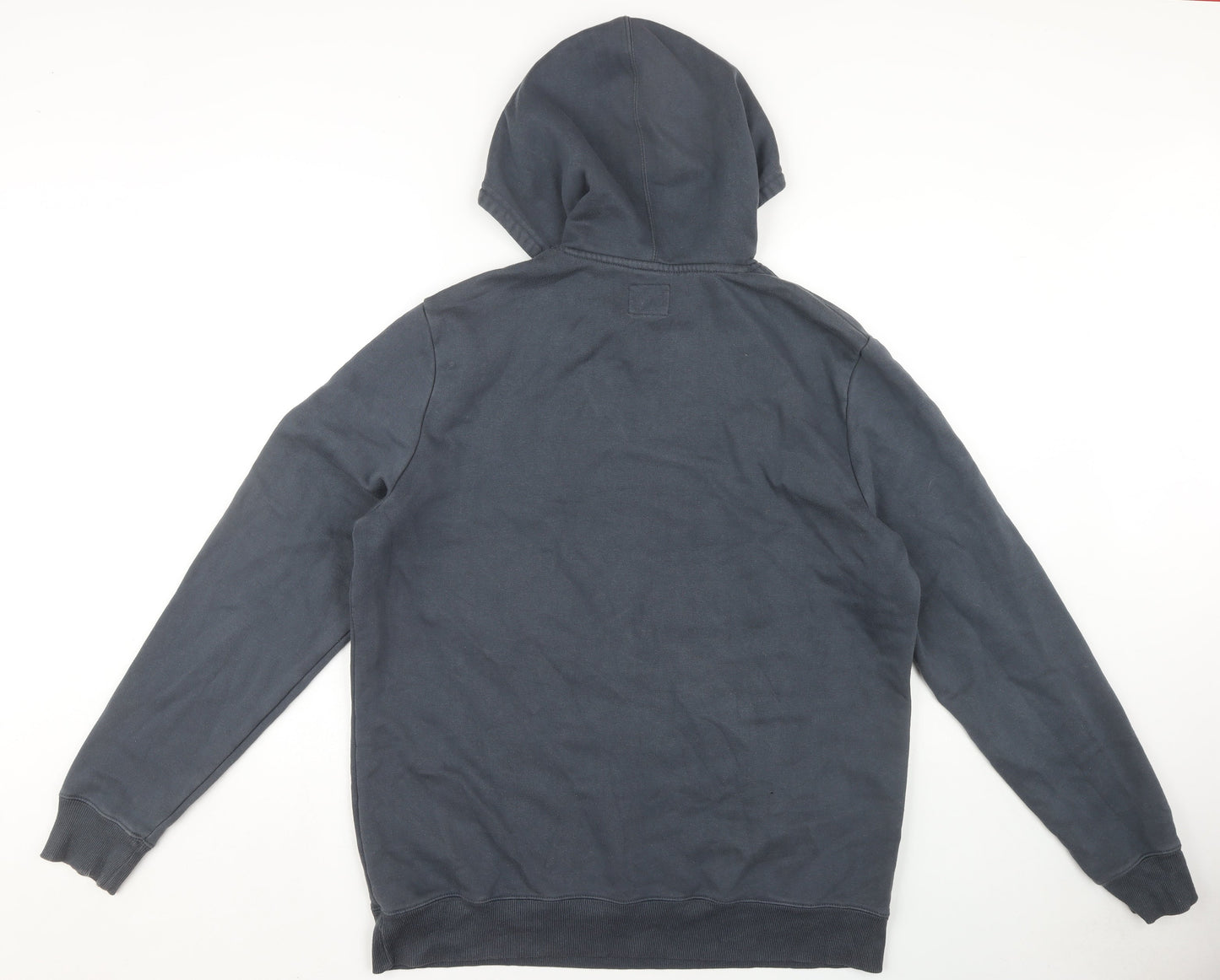 Champion Men's Grey Pullover Hoodie Size L