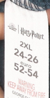 Harry Womens Potter Blue 2XL Pullover Graphic Sweatshirt