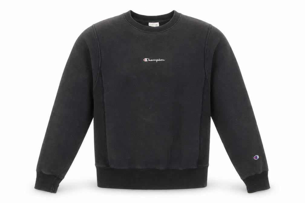 Champion Black XS Unisex Pullover Sweatshirt
