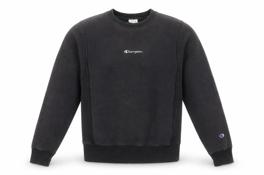 Champion Black XS Unisex Pullover Sweatshirt