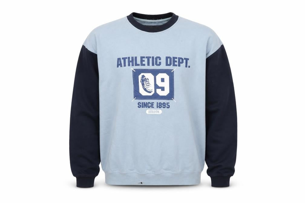 Reebok Men's Blue M Pullover Sweatshirt Crew Neck