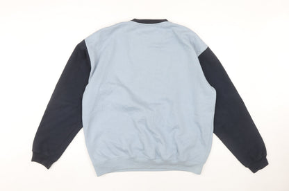 Reebok Men's Blue M Pullover Sweatshirt Crew Neck