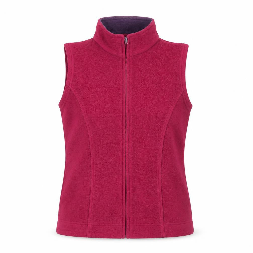 EWM Women's Red Fleece Waistcoat - S, Casual Layering