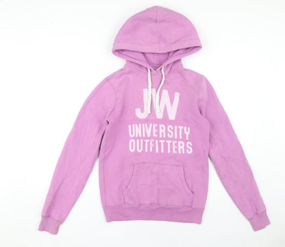 Jack Wills Pink Women's Pullover Hoodie Size 8