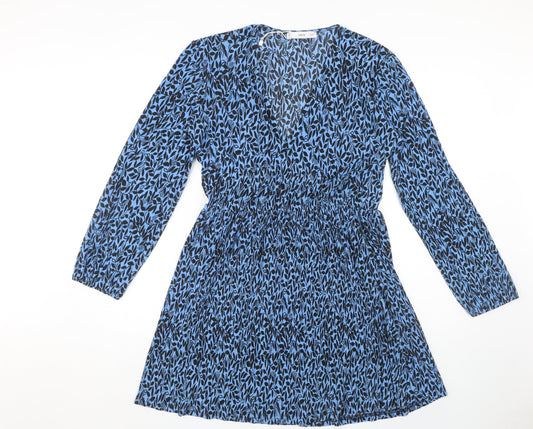 MNG Women's Blue A-Line Short Dress Size 10