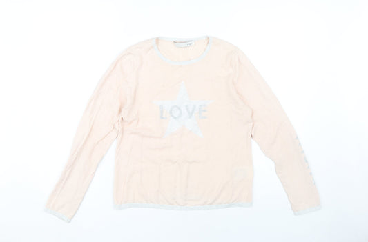 Oui Women's Ivory Pullover Jumper Size 6