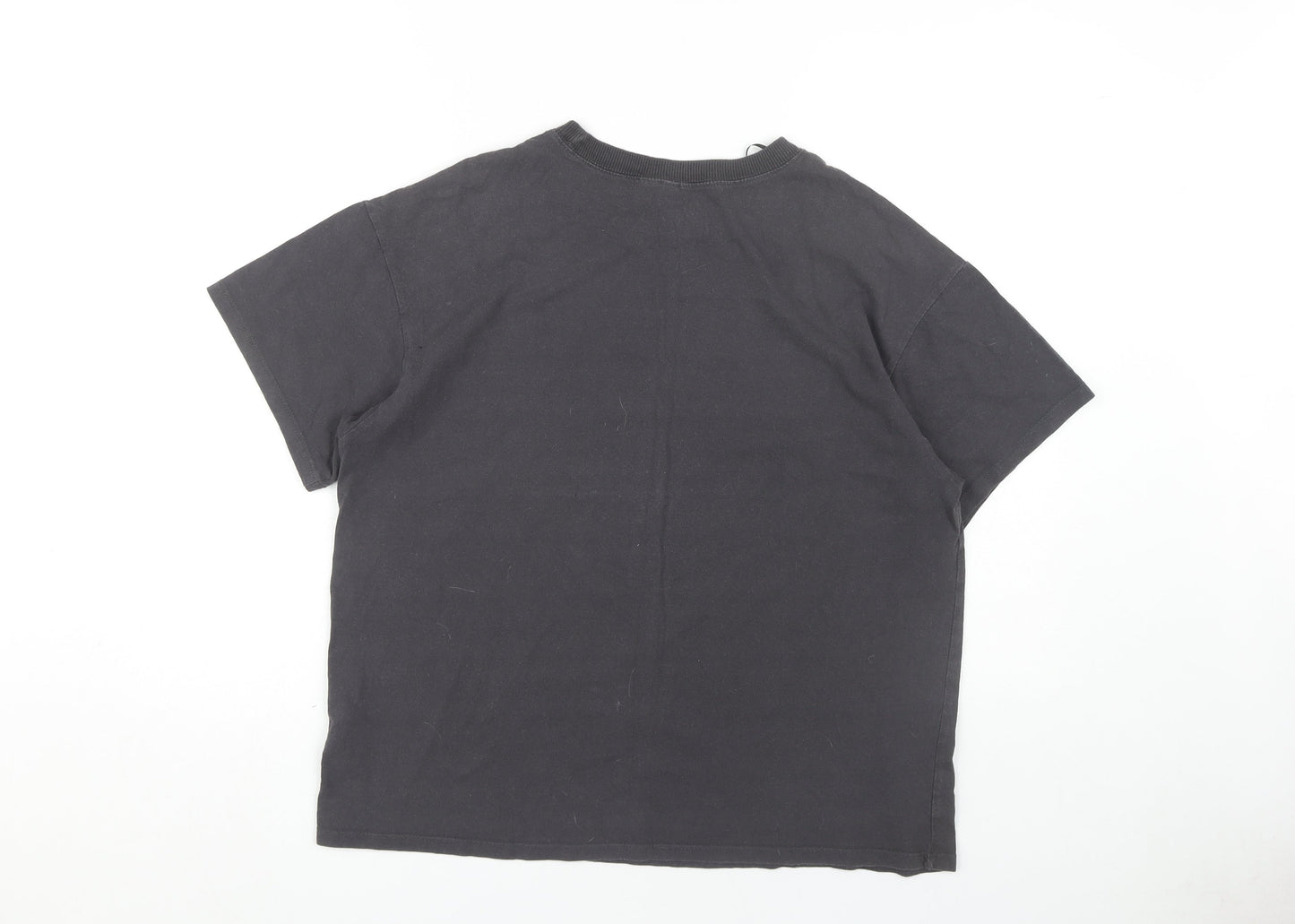 H&M Women's Black Sports T-Shirt Size 12