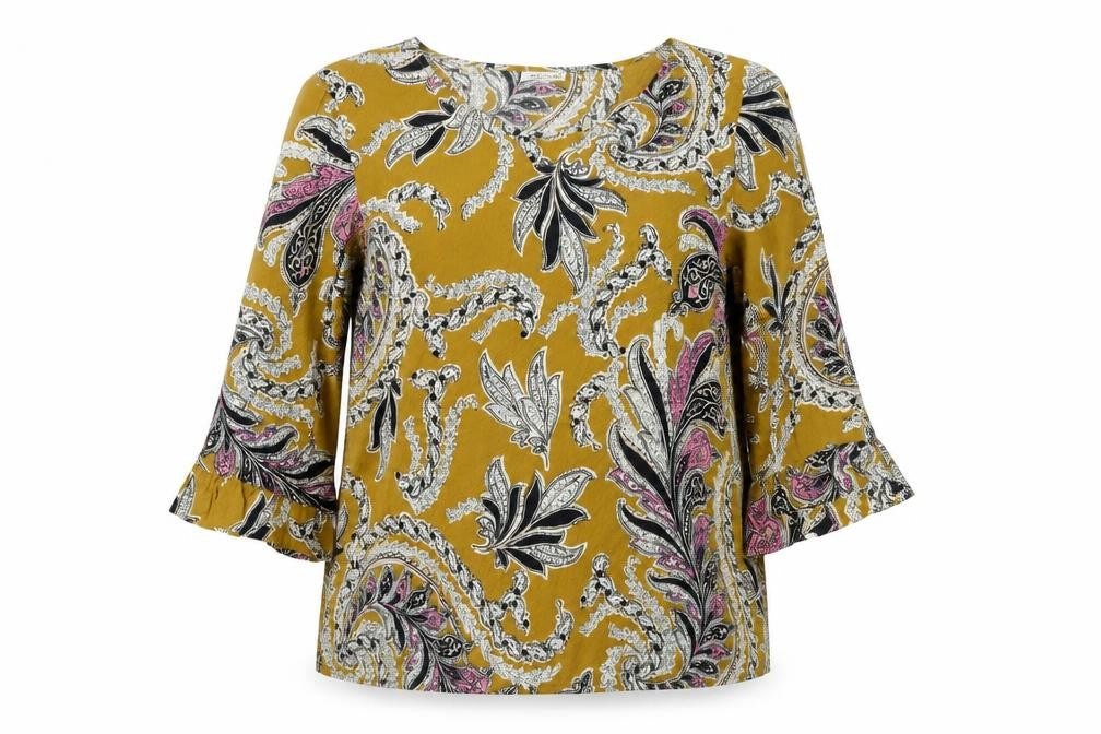 Masai Women's Multicoloured Paisley Tunic Blouse M