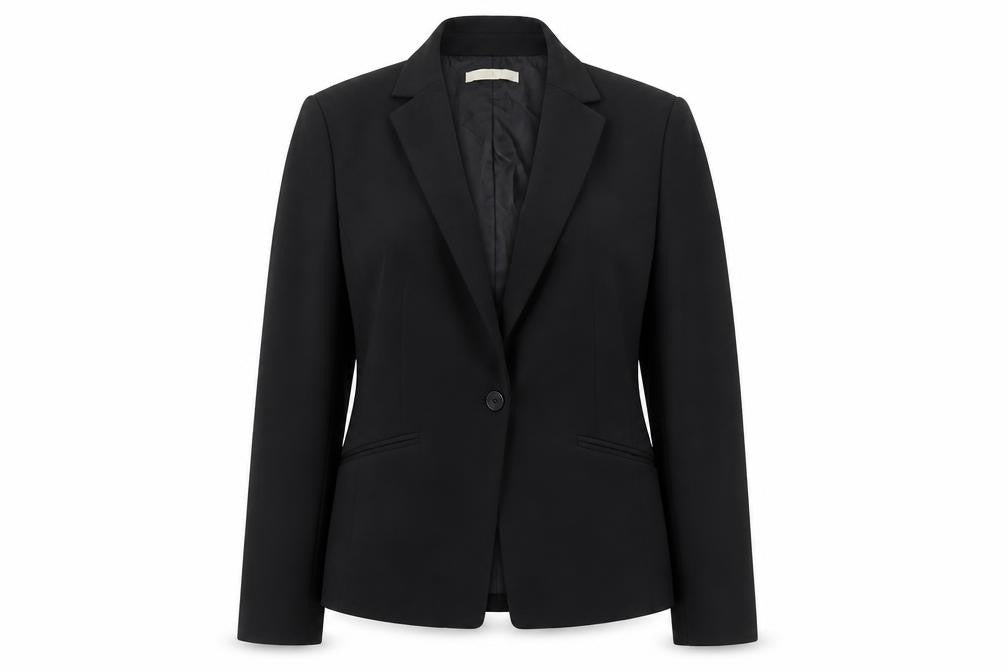 H&M Women's Black Blazer Size 10 Business Lined