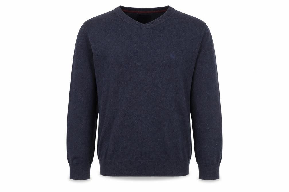 Fat Face Men's Blue V-Neck Pullover Jumper L