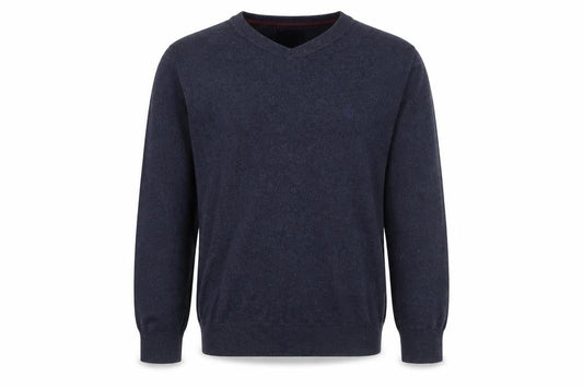 FatFace Men's Blue V-Neck Pullover Jumper L