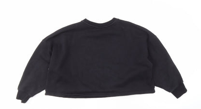 Hyper Space Women's Black Logo Pullover Sweatshirt L