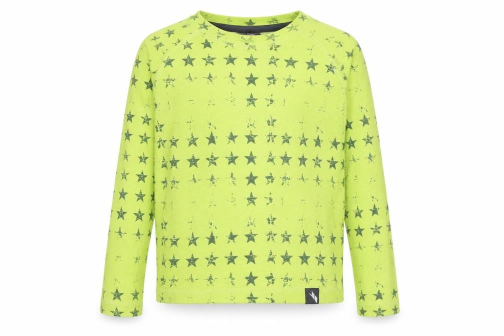 Trespass Boys Green Star Long Sleeve T-Shirt, 3-4 Years