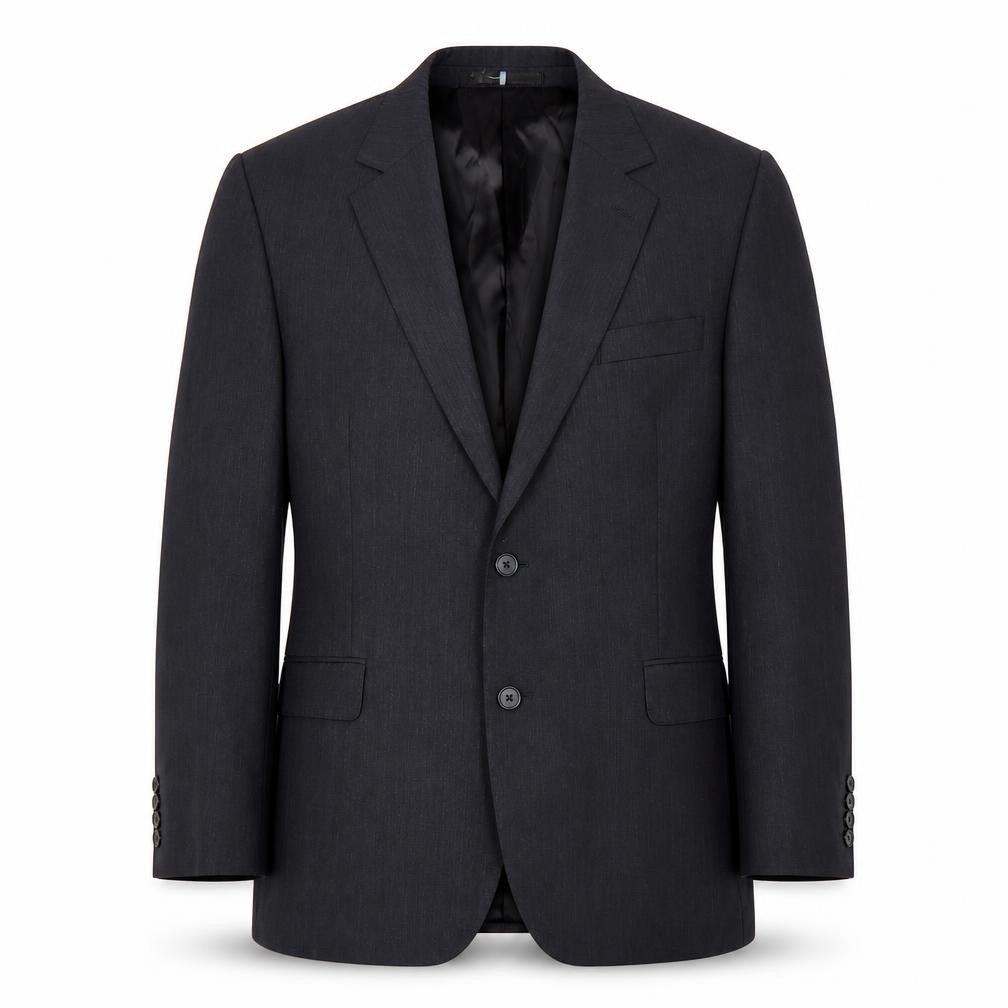 Jaeger Men's Grey Wool Blazer, 44 Slim, Business Formal