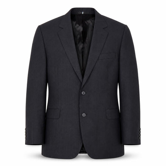 Jaeger Men's Grey Wool Blazer, 44 Slim, Business Formal