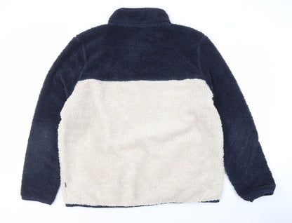 FatFace Men's Navy 2XL Fleece Jacket