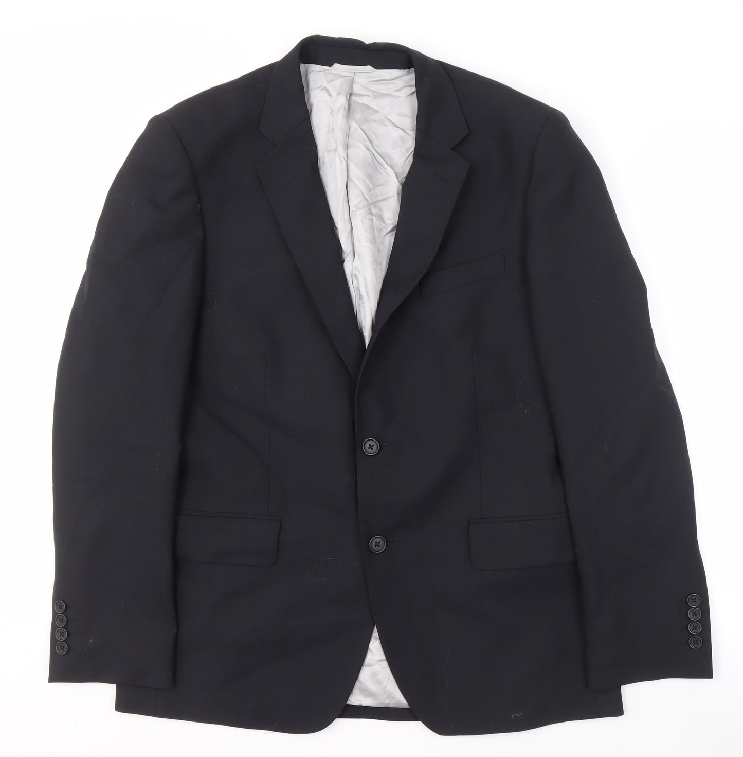 Daniel Hechter Men's Black Blazer, 42S, Regular Fit