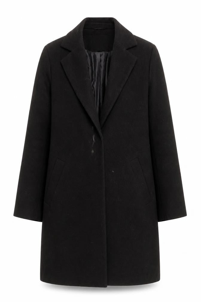 New Look Women's Black Coat Size 12