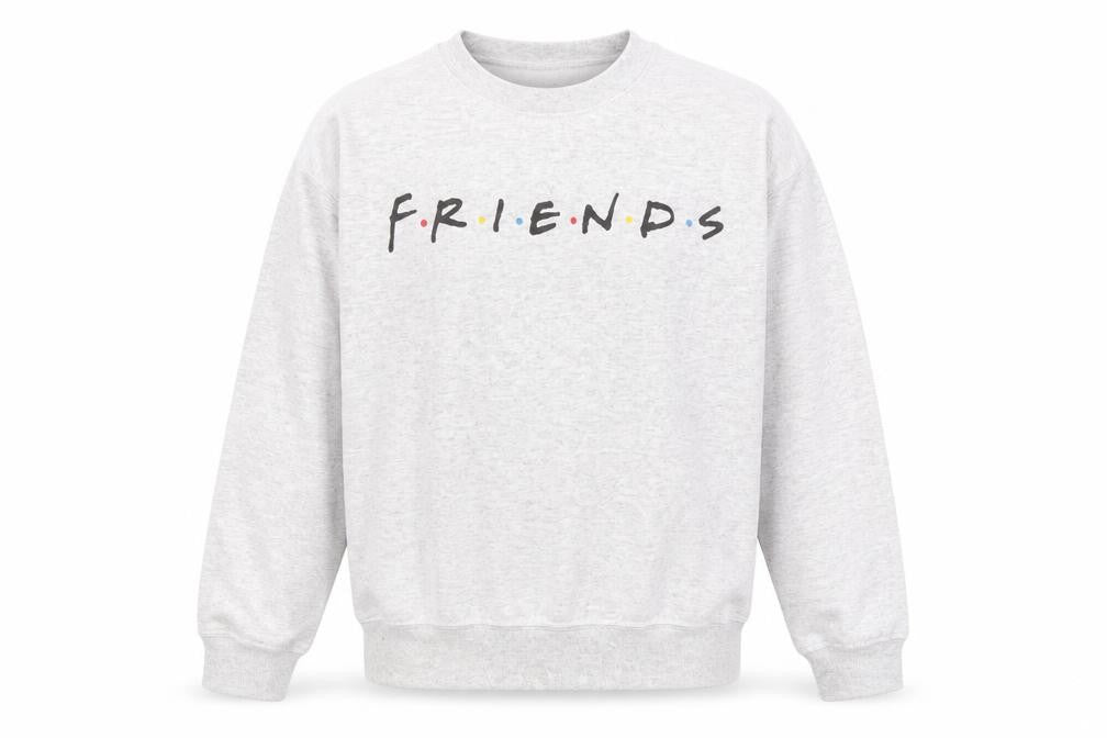 Friends Grey Small Pullover Sweatshirt for Unisex Adults