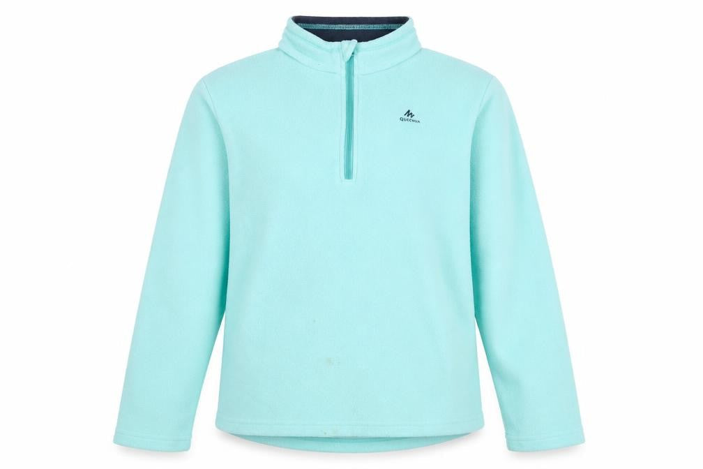 Decathlon Girls Blue Fleece Pullover Sweatshirt 12-13 Years