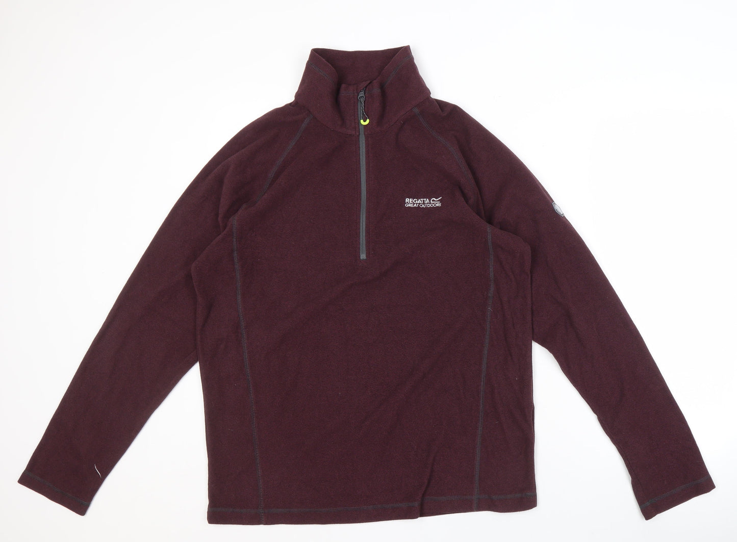 Regatta Purple Men's Outdoor 1/2 Zip Sweatshirt L
