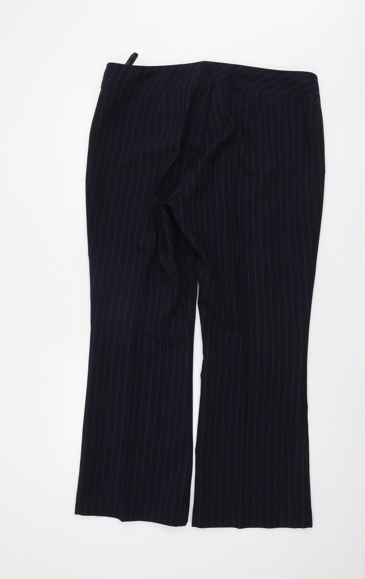 Dorothy Perkins Women's Black Striped Trousers Size 18