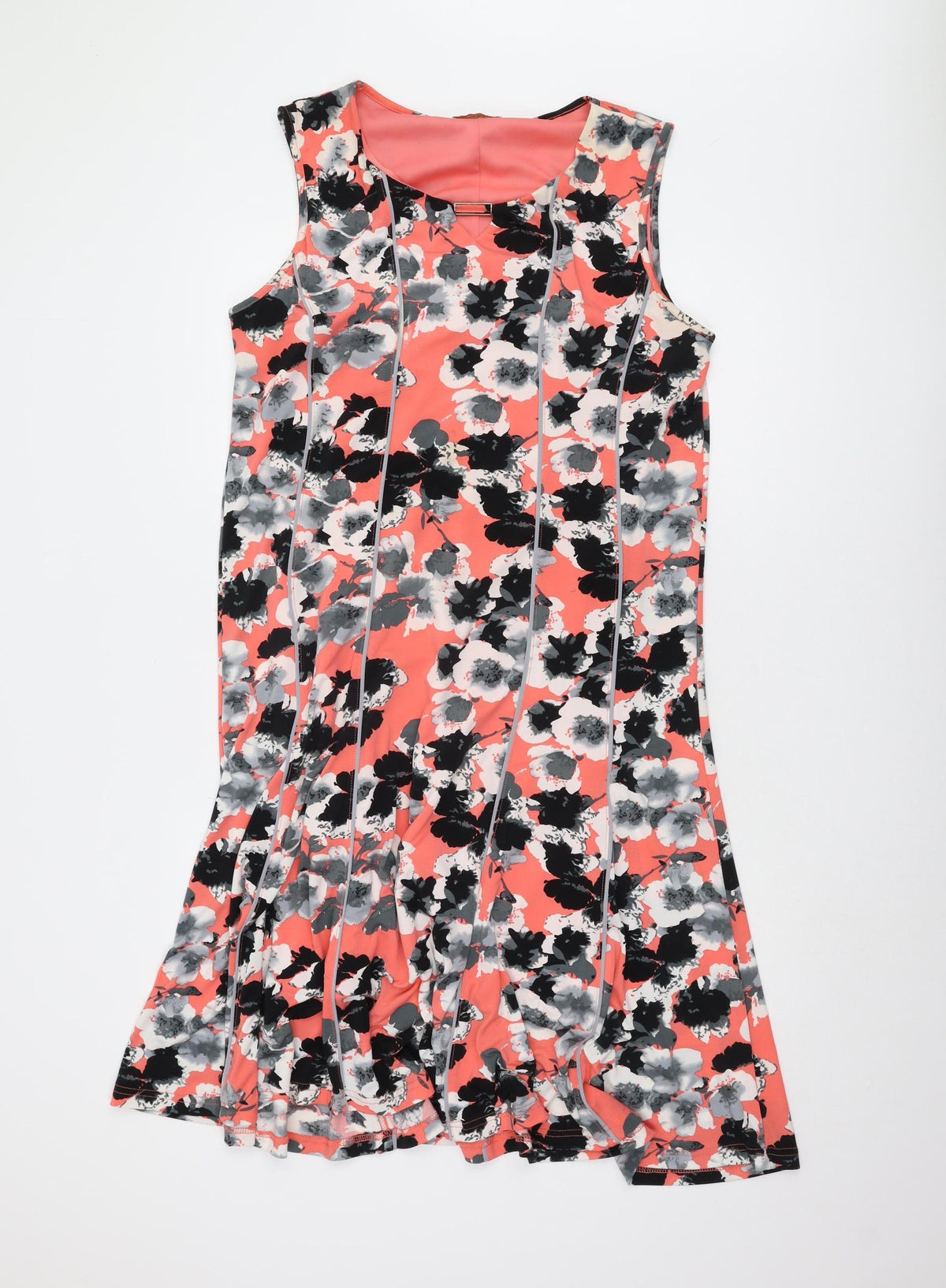 Anna Rose Women's Floral Sleeveless Dress, Size 14, Multicoloured