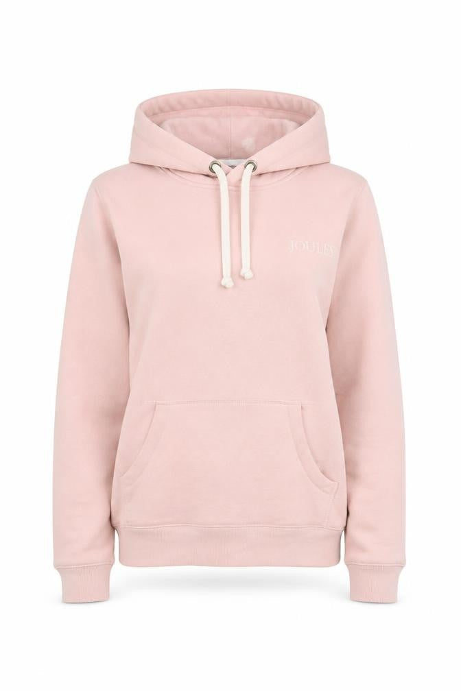 Jack Wills Women's Pink Pullover Hoodie, Size 10, Casual Chic
