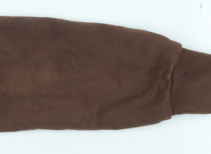 Additional view of Ellesse Women's Brown Hoodie, size UK 6