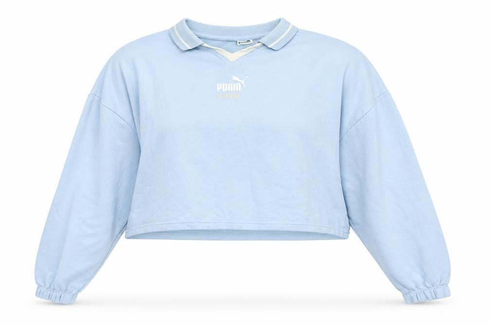 Puma Women's Blue XL Sweatshirt with Logo
