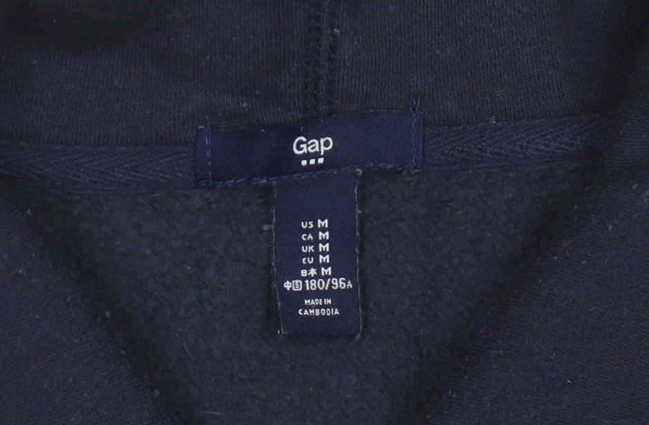 Gap Men's Blue Pullover Sweatshirt M High Neck