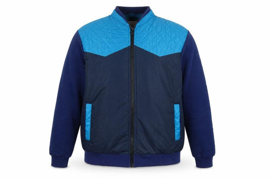 Zuelements Men's Blue Basic Jacket, 2XL, Full Zip