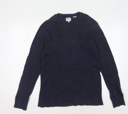 Levi's Men's Blue Pullover Sweatshirt - Size S
