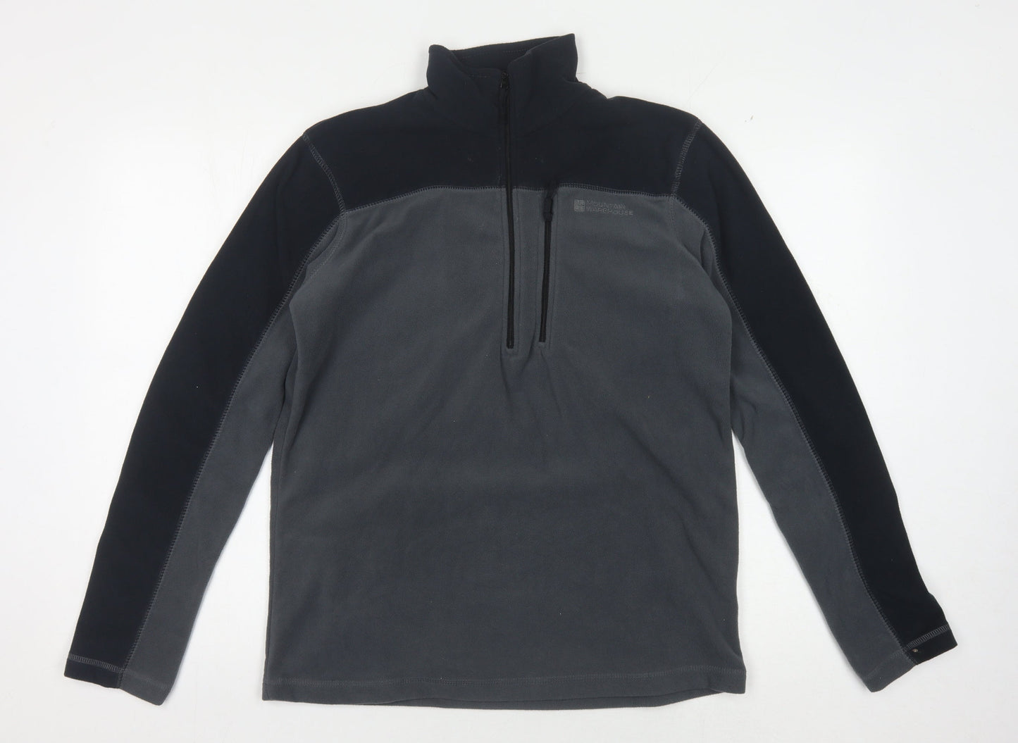 Mountain Warehouse Men's Grey XS 1/4 Zip Fleece Sweatshirt
